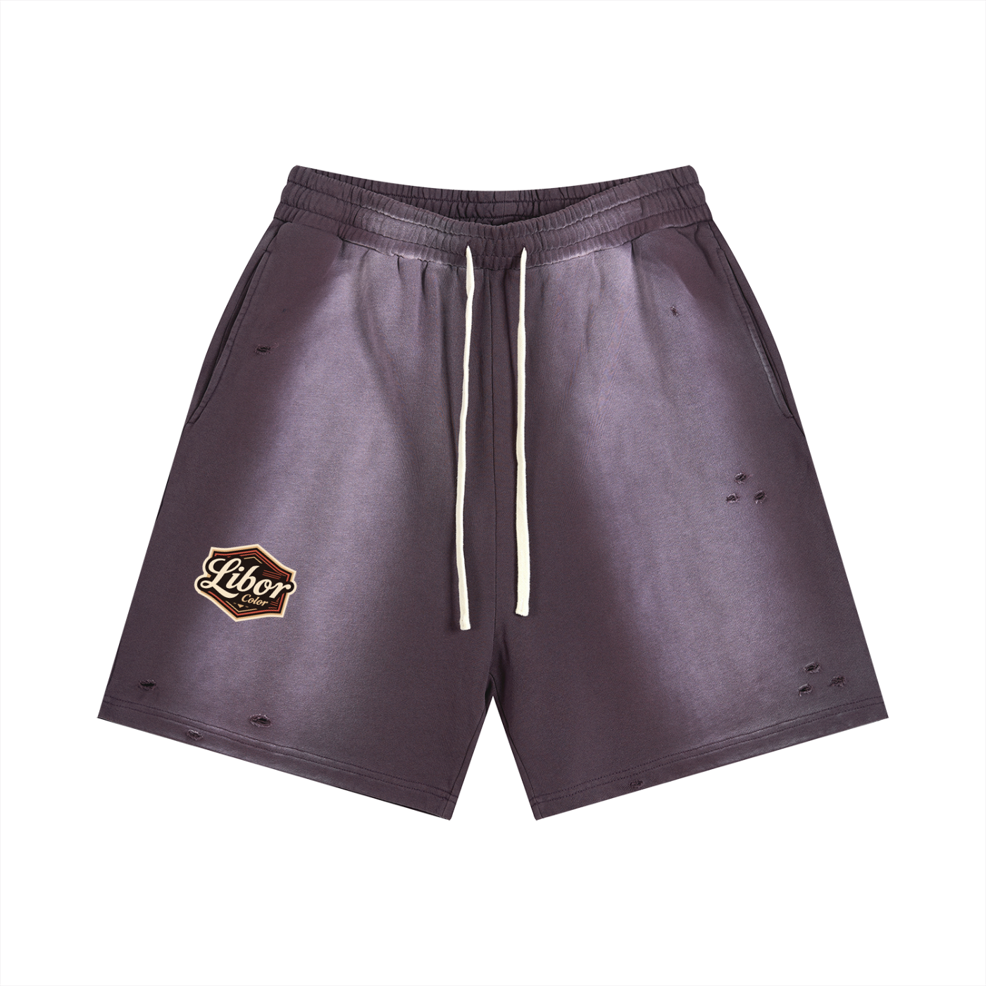 Sun Fade Distressed Shorts