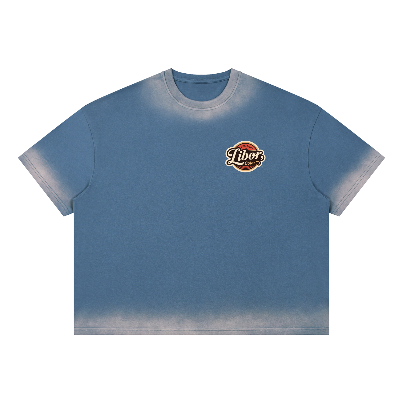 Unisex Boxy Sunfade Vintage Wash T-Shirt