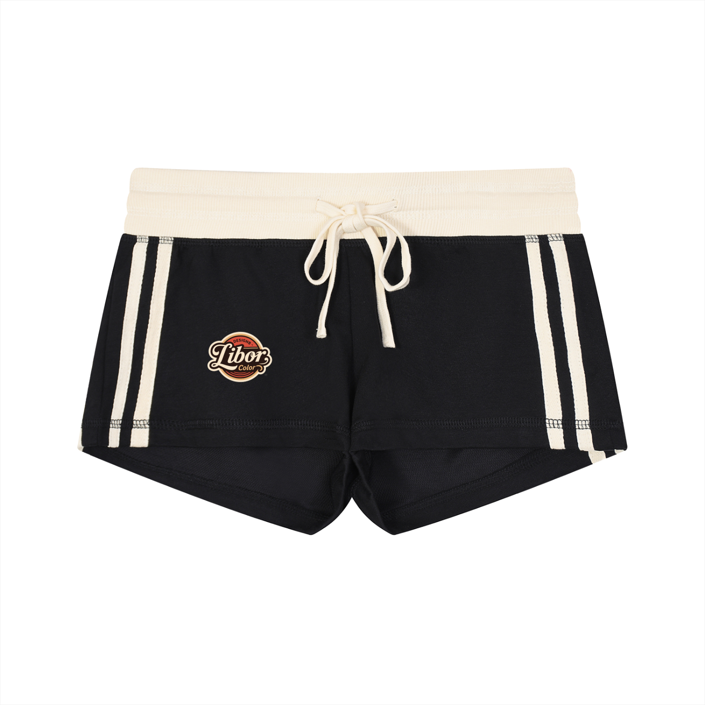 Women's Contrast Stripe Track Shorts