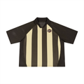 Unisex Striped Mesh Boxy Soccer Jersey