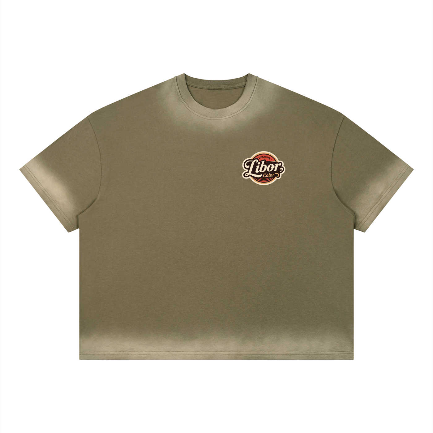 Unisex Boxy Sunfade Vintage Wash T-Shirt
