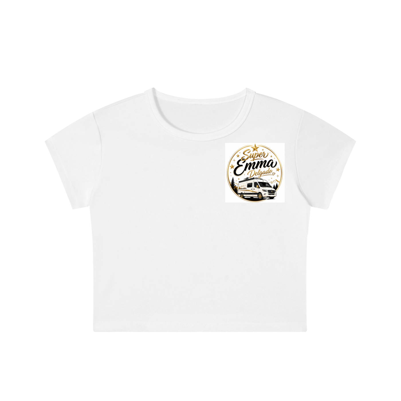Snow Washed Crop Top