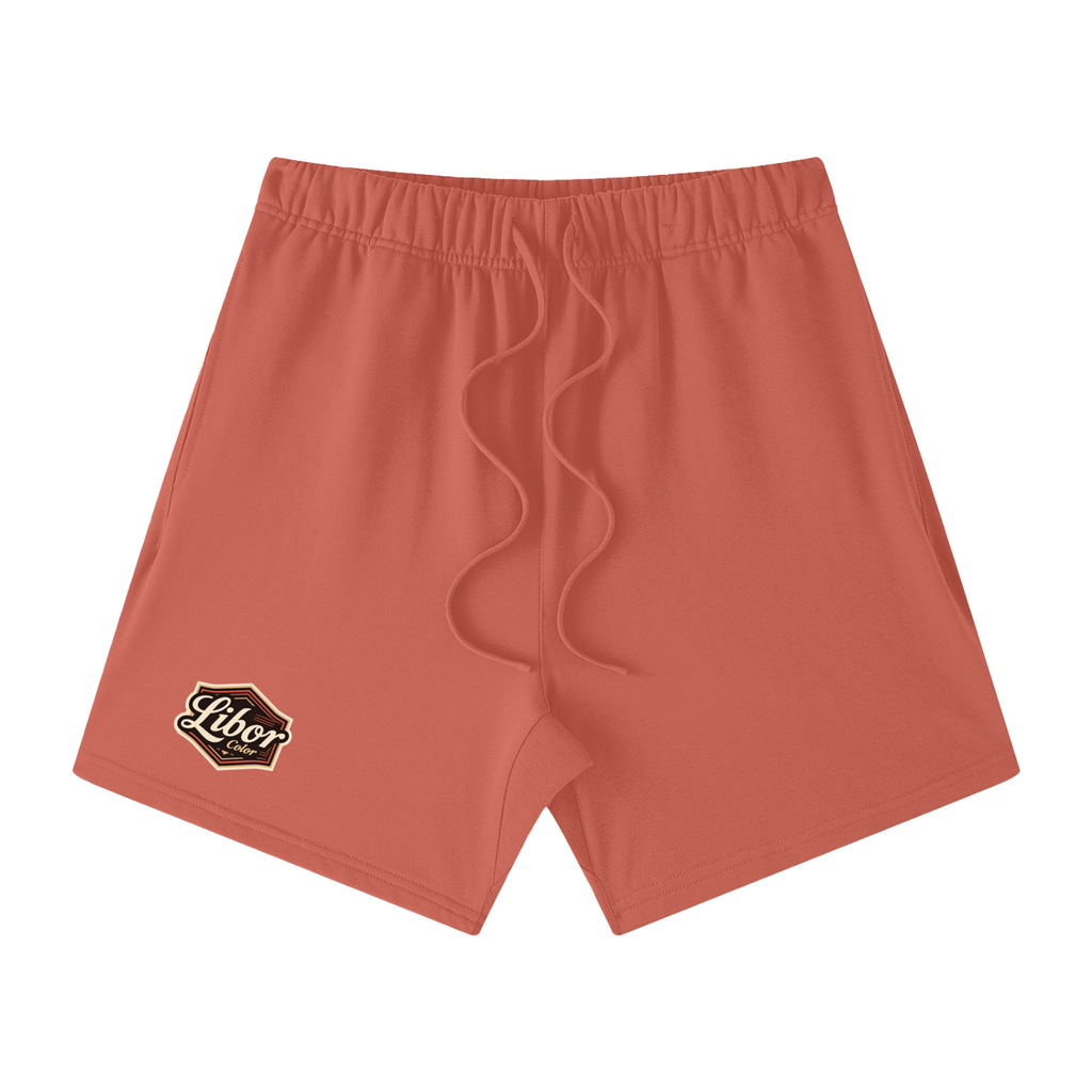 Unisex Earth Tone Loose Fit Cotton Shorts