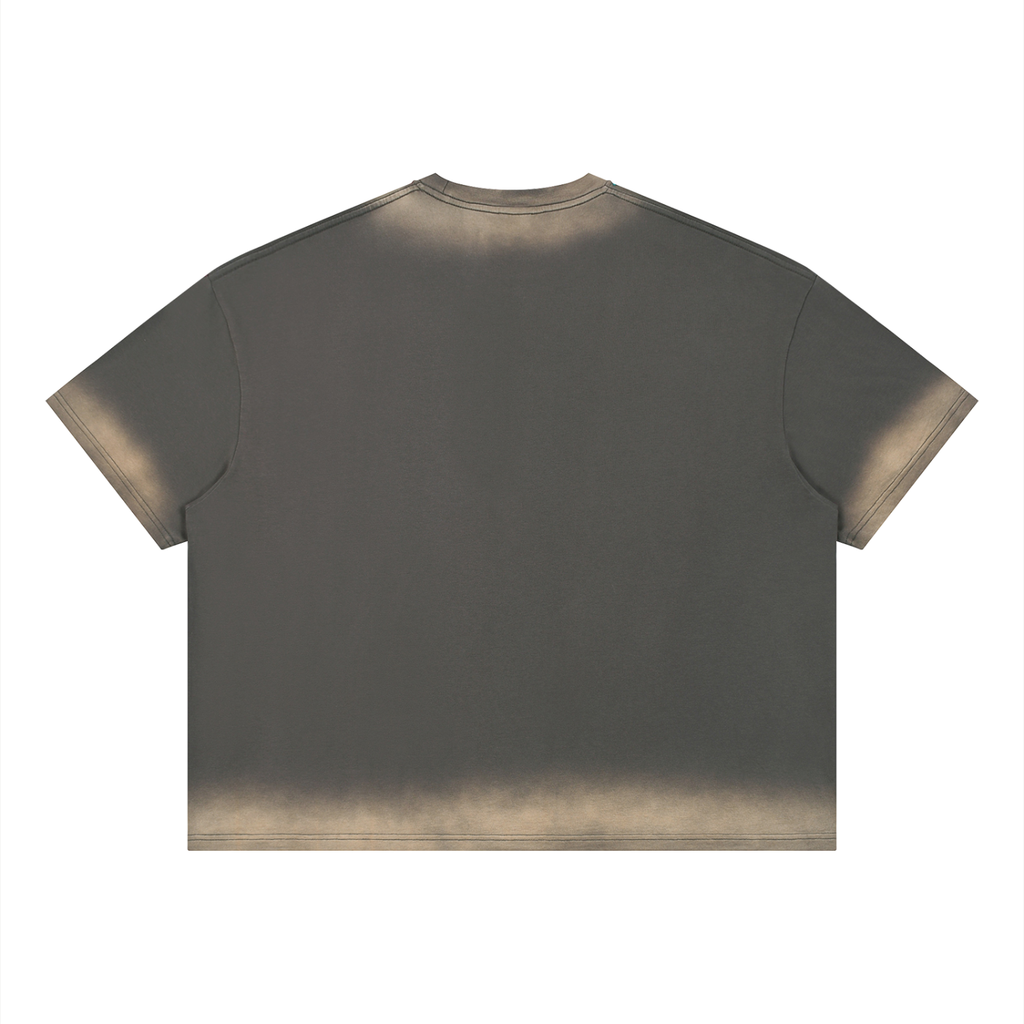 Unisex Boxy Sunfade Vintage Wash T-Shirt