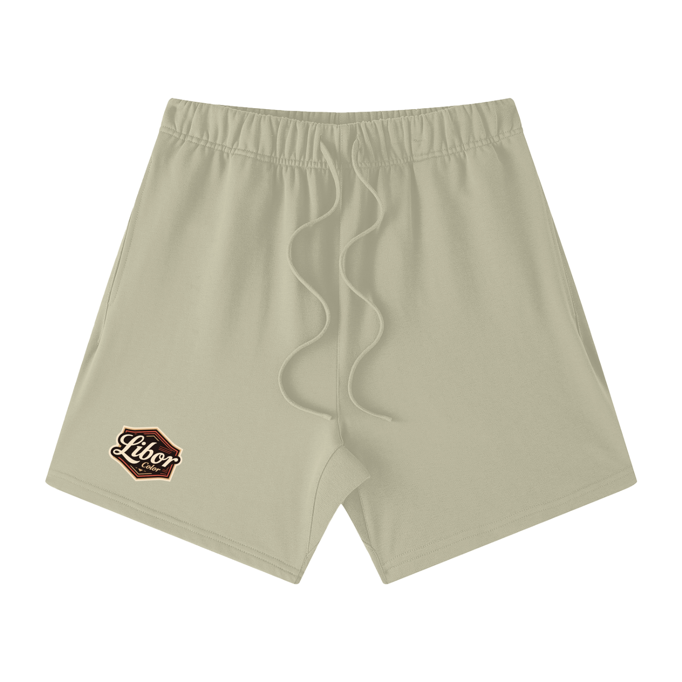 Unisex Earth Tone Loose Fit Cotton Shorts