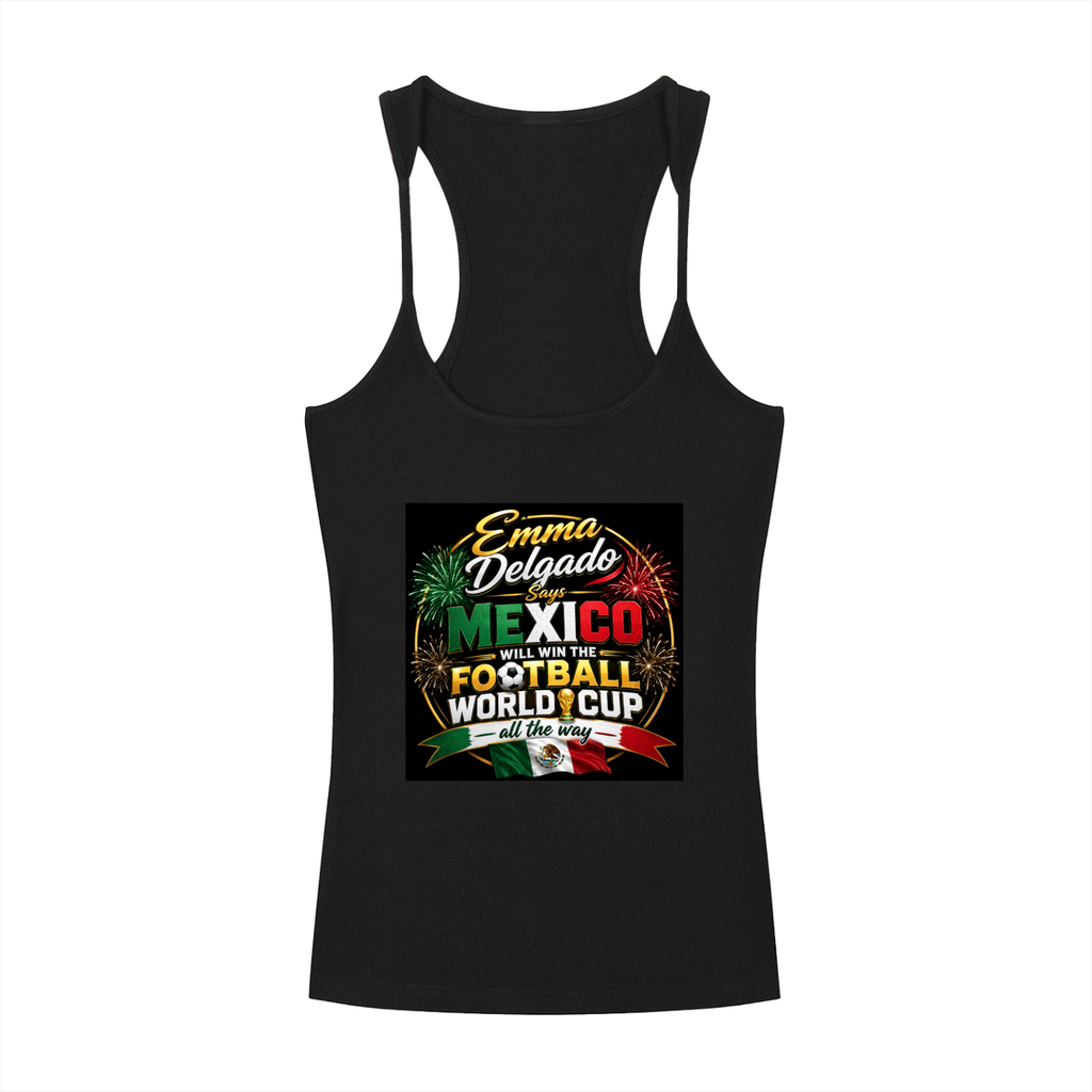 Slim Fit Ribbed Racerback Tank Top