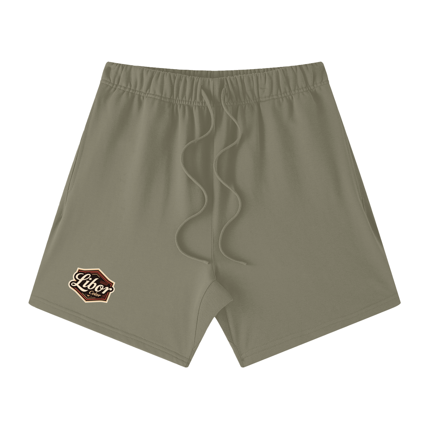 Unisex Earth Tone Loose Fit Cotton Shorts
