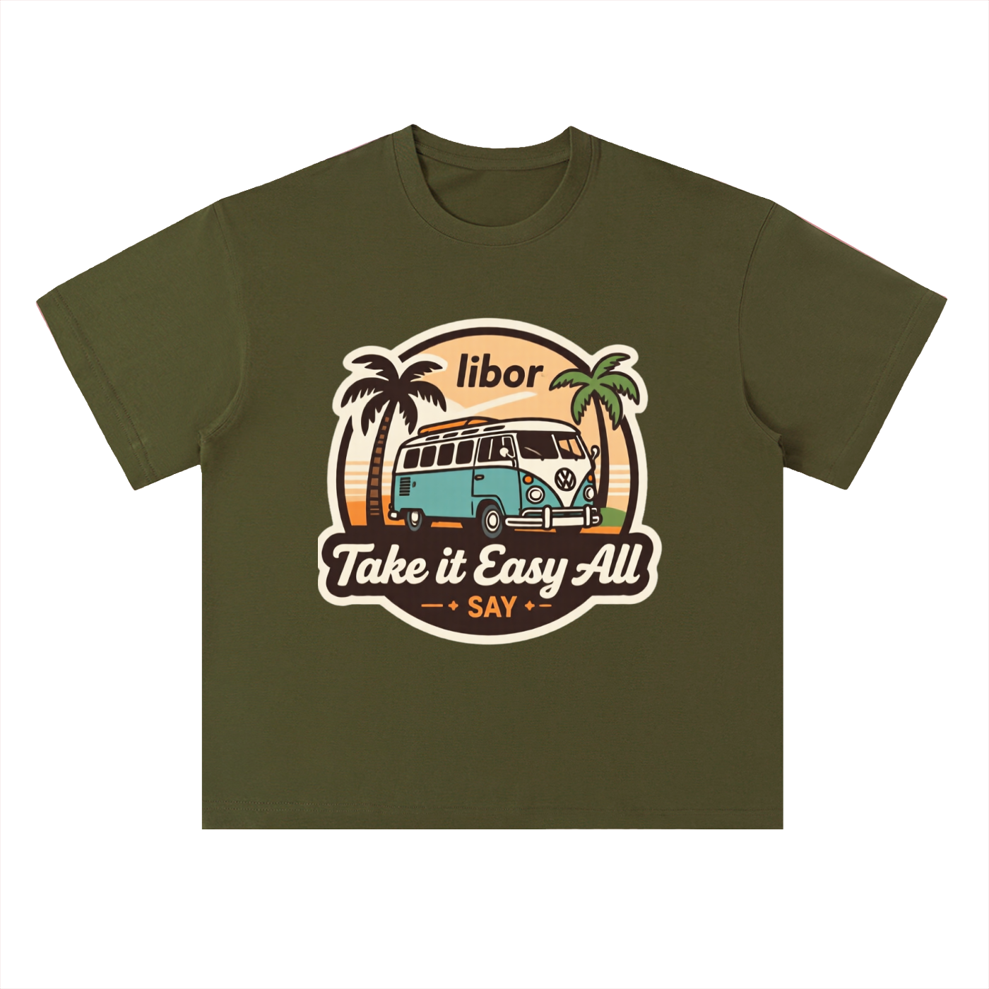 Heavyweight Drop Shoulder Cotton T-Shirt