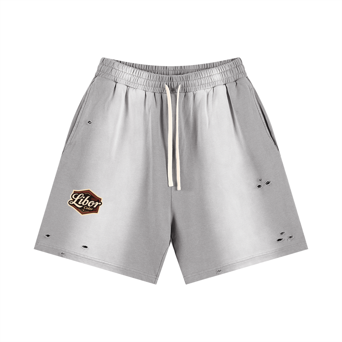 Sun Fade Distressed Shorts