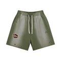 Sun Fade Distressed Shorts