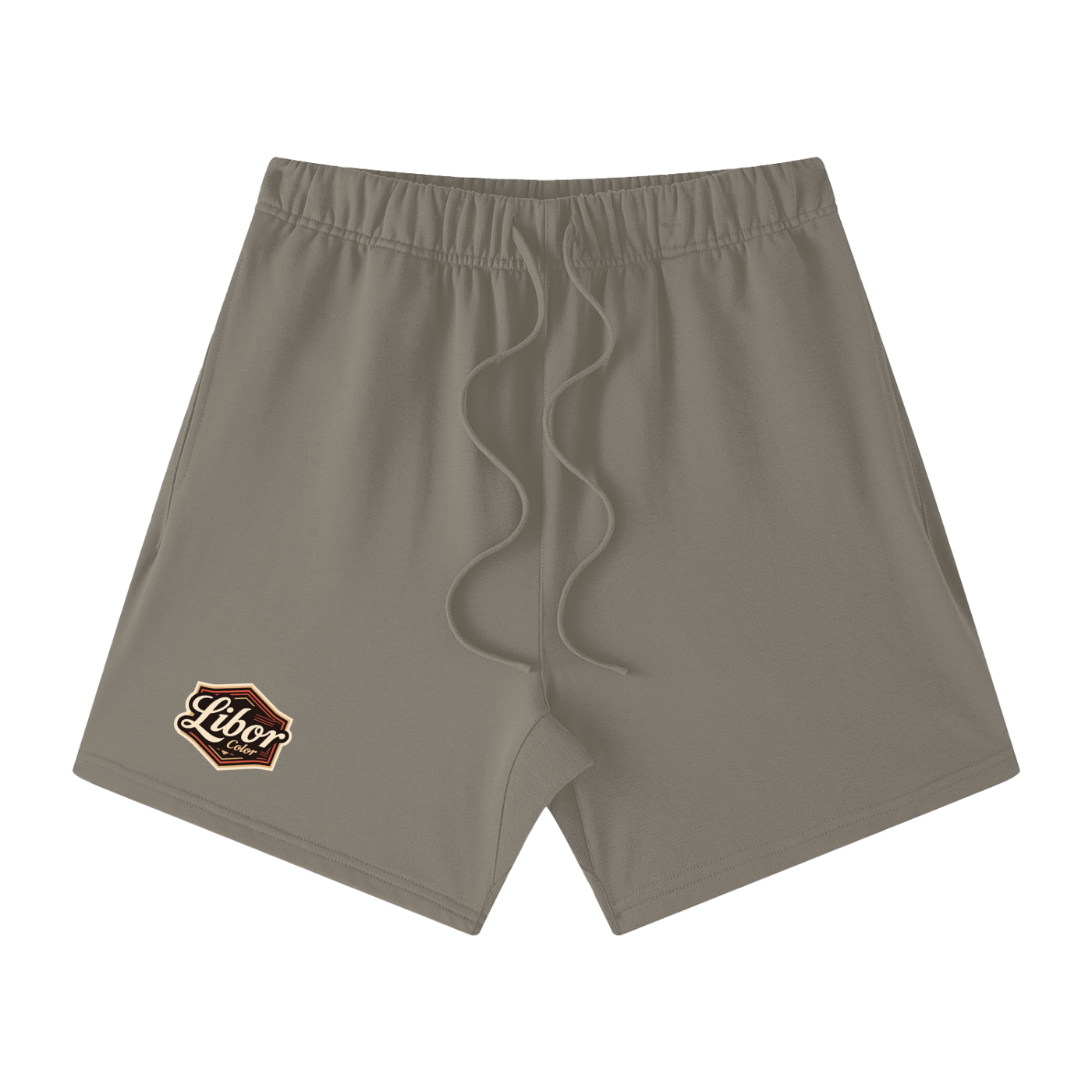 Unisex Earth Tone Loose Fit Cotton Shorts
